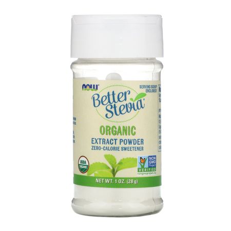 NowFoods BetterStevia Organic Extract Powder | Best in Nature