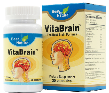 VitaBrain - Brain Support Supplement from Best in Nature