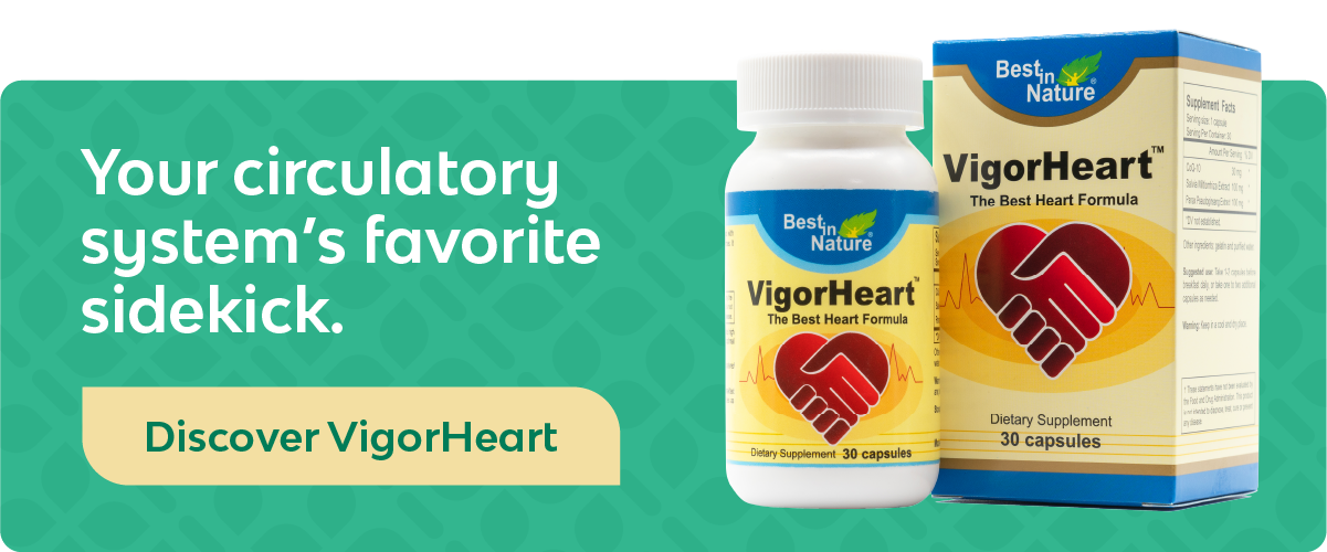 VigorHeart - Heart Health Supplement Advertisement