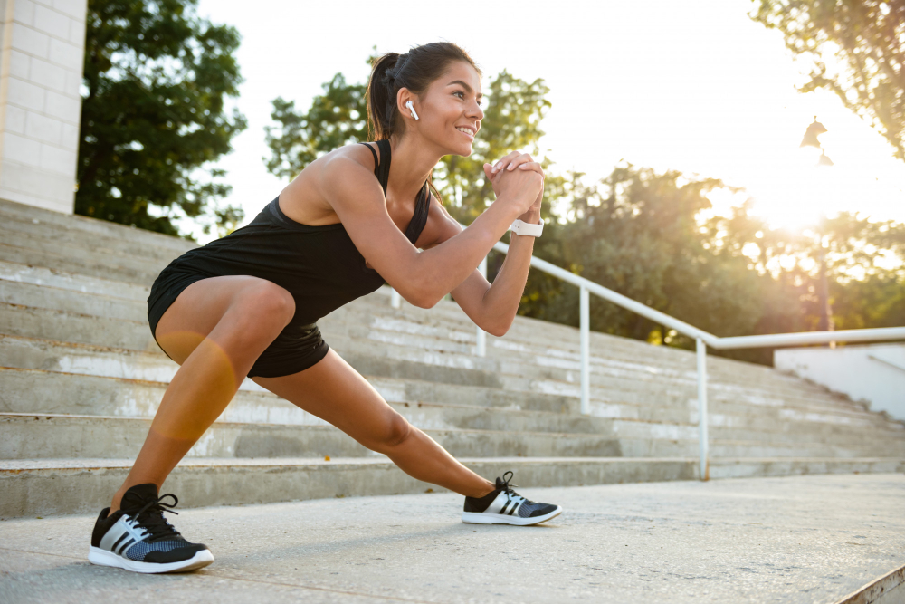 woman exercising